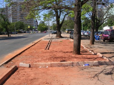 revitalização de calçada no SCS - Brasília