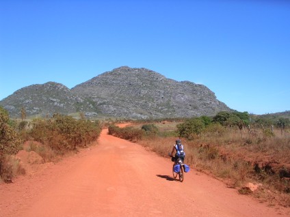 pedalando na serra